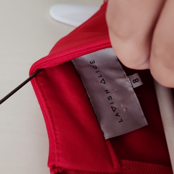 New without tags Lavish Alice red neoprene dress - Picture 4 of 7